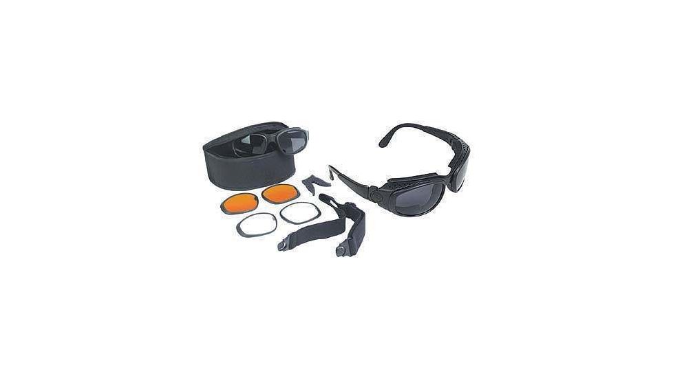 Bobster Sport &amp; Street Convertible Goggles - Black Frame w/ 3 Lens Set BSSA001AC