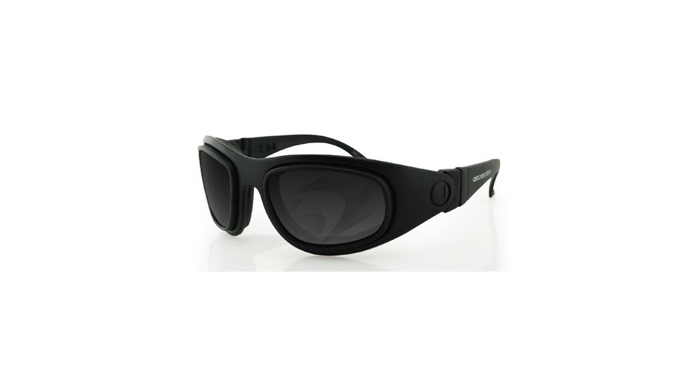 Bobster Sport &amp; Street Interchangeable RX Prescription Lens Black Frame Convertible Goggles - Sunglasses