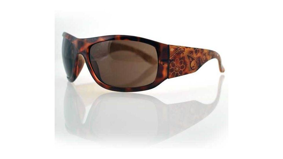 Bobster Vixen Highway Honey RX Eyewear, Tortoise Shell Frame, Laser Paisley, Gold