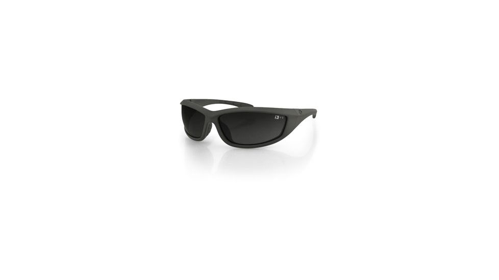 Bobster Zulu Ballistics Eyewear, Foliage Green, Anti-fog Smoked EZUL001G