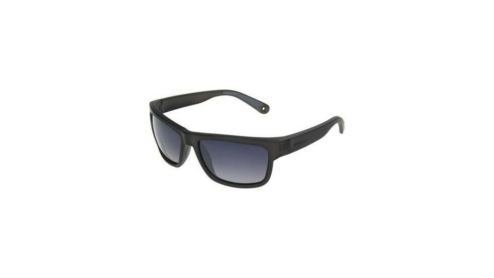 Body Glove BGFL 1902 Sunglasses, Matte Grey Crystal Frame, Smoke with Silver Flash Mirror Polarized Lenses 10249097.QTS
