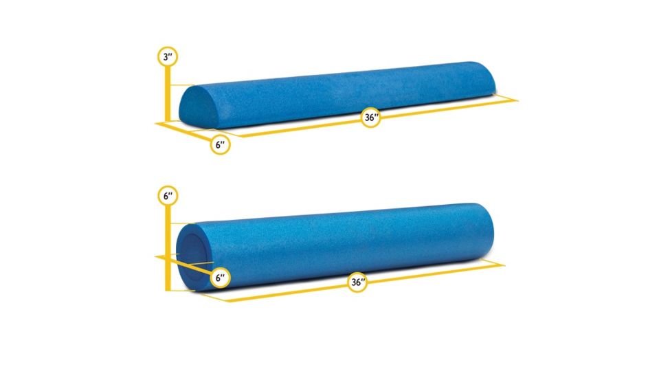 Body Solid 36″ Foam Roller Full, Blue BSTFR36F