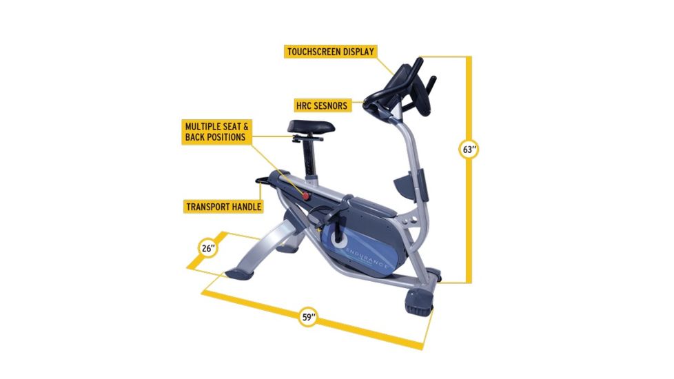 Body Solid B5U Upright Bike, Silver B5U