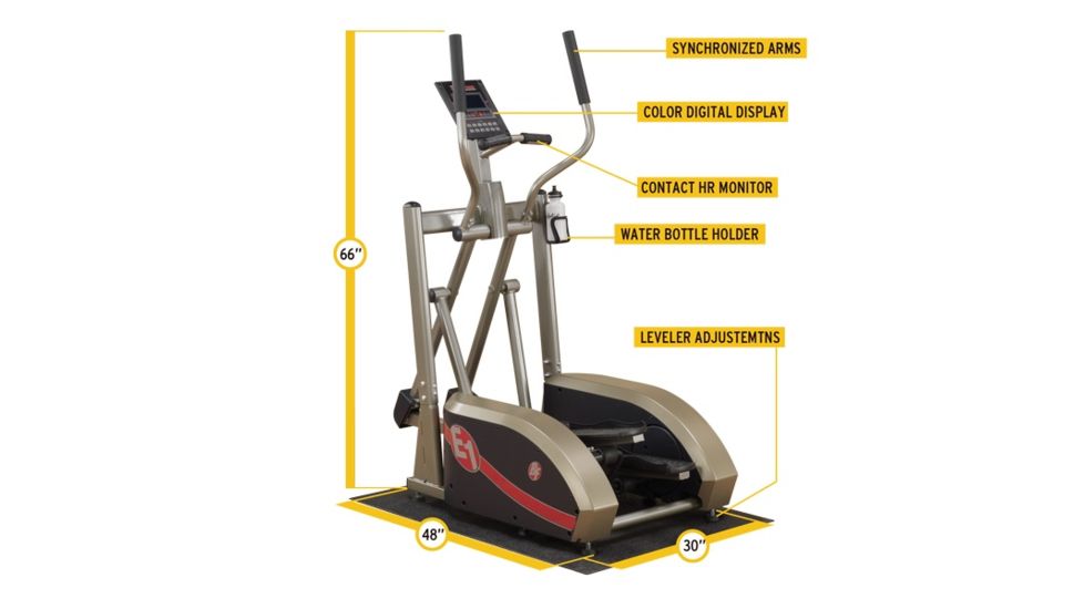 Body Solid Best Fitness Elliptical, Red BFE1