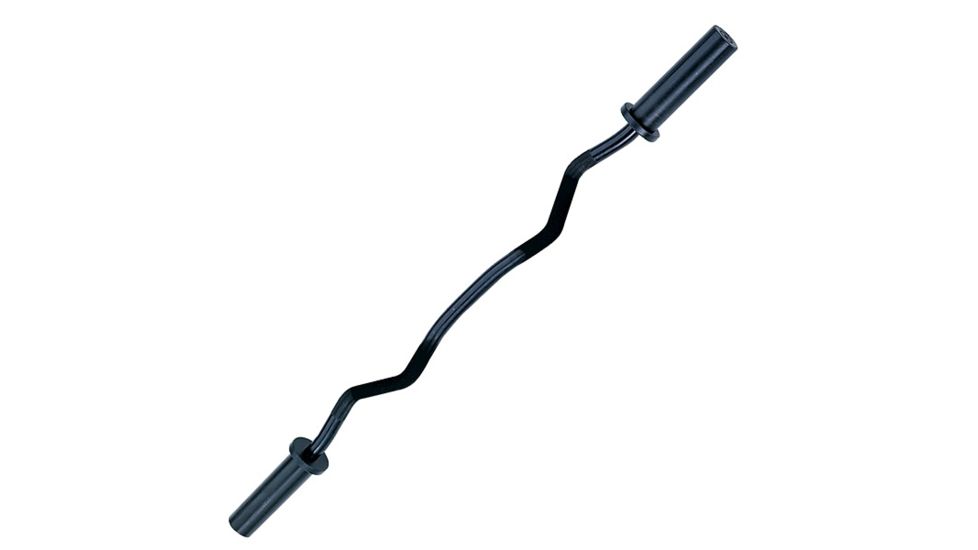 Body Solid Olympic Curl Bar 47″ Black OB47B