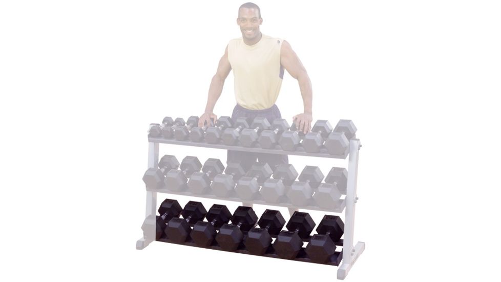 Body Solid Optional 3Rd Tier For Gdr60 Rack, Black GDRT6