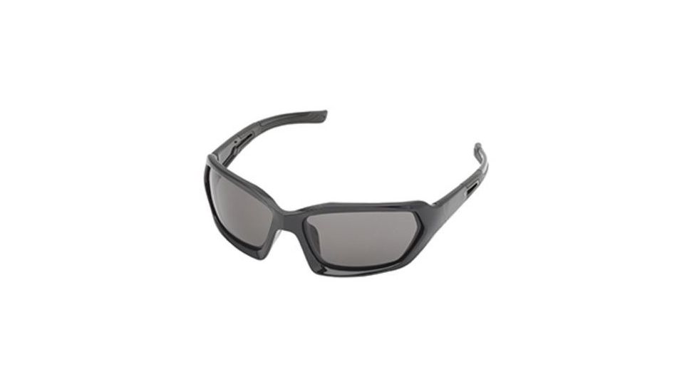 Body Specs 4th Element Single Vision Prescription Sunglasses, Black Shiny Frame, 4TH ELEMENT BLACK.13SV