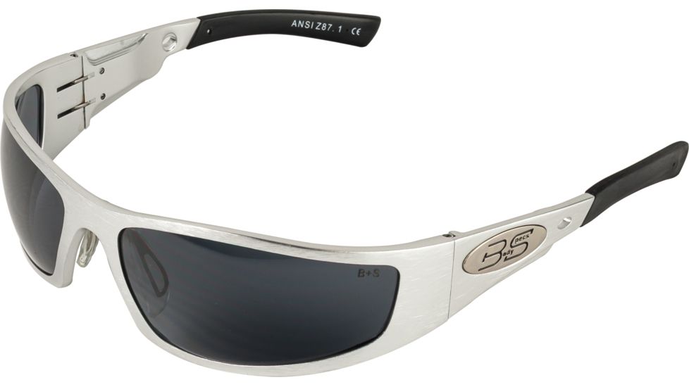 Body Specs Looper Sunglasses, Gun Metal Frame, Smoke Lens, LOOPER GUN METAL FRAME.13