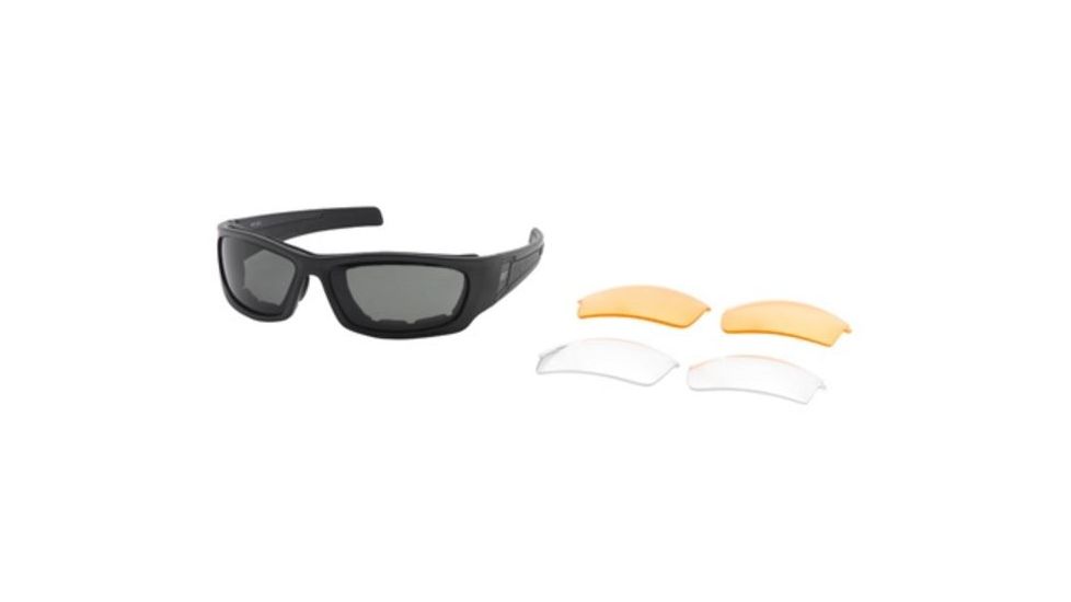 Body Specs Z-002 Single Vision Prescription Sunglasses, Black Frame, Z-002 BLACK FRAME.13SV