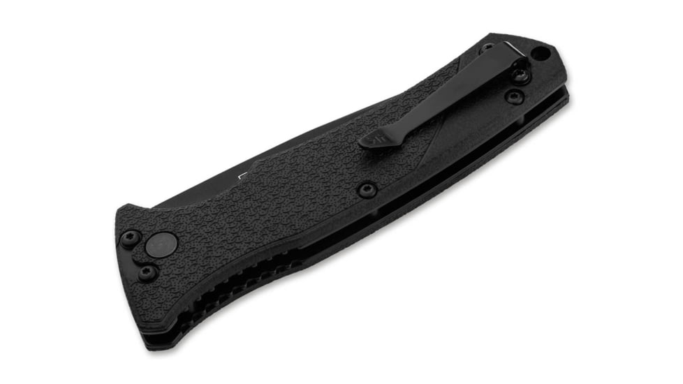 Boker FD02 Automatic Folding Knife, 3.23 in, D2 Steel, Drop Point Blade, Black FRN Handle, 01HK503