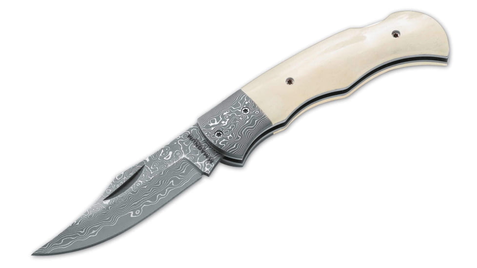 Boker Damascus Lockback