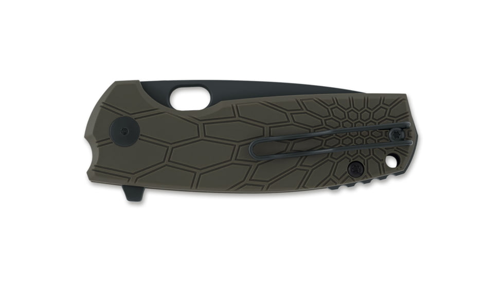 Fox 604Od Vox Core Folding Knife, 3.1in, FRN, N690, Olive/Black, FX-604 OD