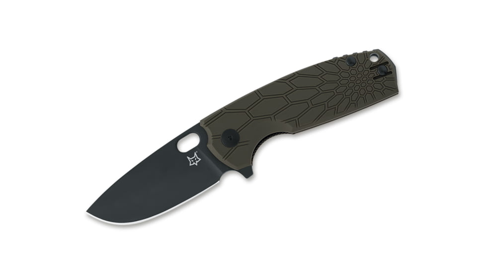 Fox 604Od Vox Core Folding Knife, 3.1in, FRN, N690, Olive/Black, FX-604 OD