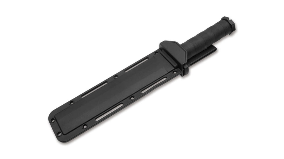 Boker John Jay Survival Knife, 8.07in, Black 7Cr17MoV Blade, Black FRN Handle, Boxed, 02SC004