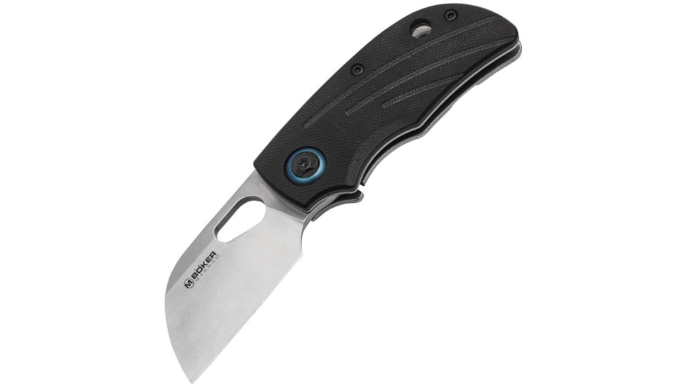 Boker Lil Lambfoot Folding Knife, 2.05in, Satin 8Cr13MoV Blade, Black G10 Handle, Boxed, 01SC081