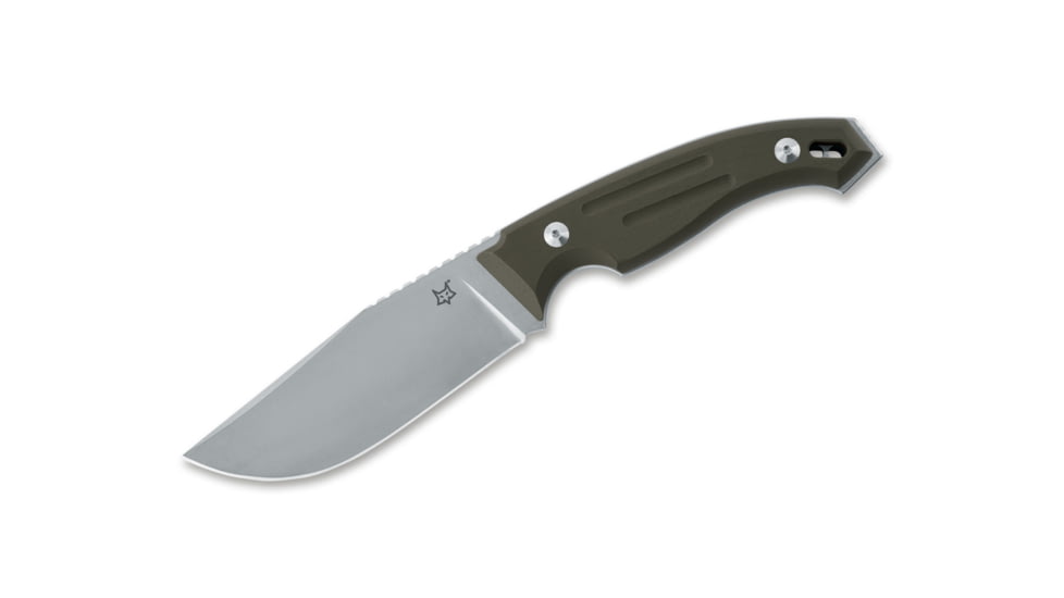 Fox Octopus Vulgaris Fixed Blade Knife, 4.5in, N690, G10, Green, FX-510 OD
