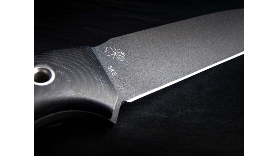 Boker Plus Komondor Fixed Blade Knife, 7.64in, SK-5, G10 Gray Handle, 02BO011