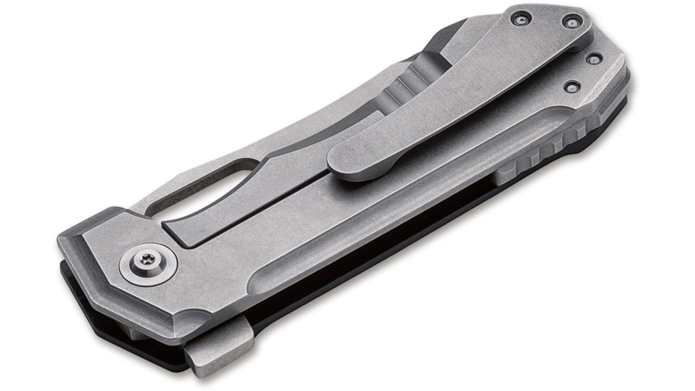 Boker Plus Leviathan Folding Knives Jason B. Stout, 3.1in, D2, Clip Point, G10, Black, 01BO751