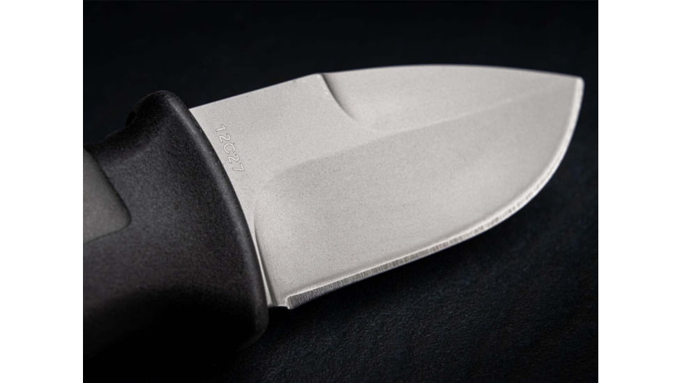 Boker Plus Outdoorsman Mini Fixed Blade Knife, 2.24in, 12C27, FRP Grey Handle, 02BO024