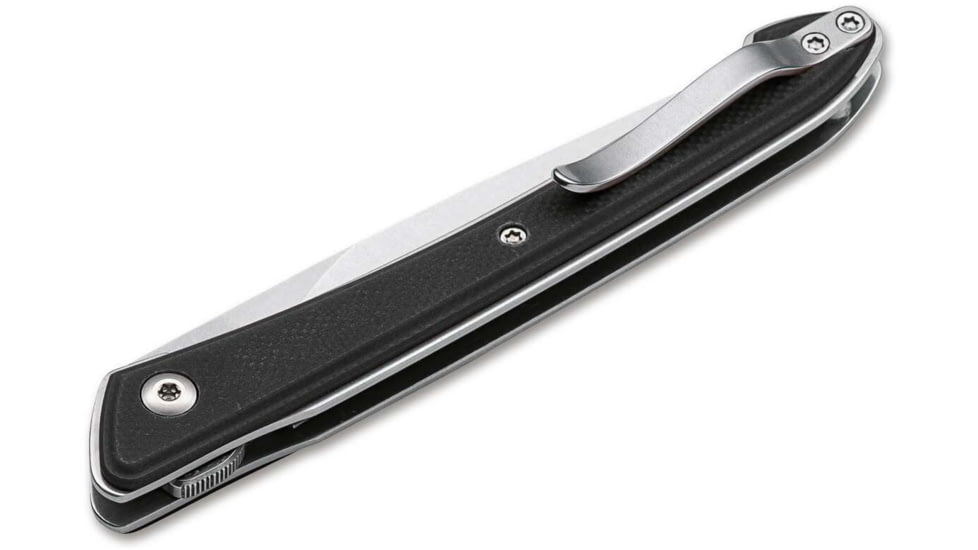 Boker Plus Spillo Folding Knife, 3.15in, VG-10, G10 Black Handle, 01BO244
