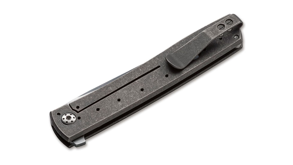 Boker Plus Urban Trapper Tanto Folding Knife, 3.4in, VG-10, Titanium, Uncoated, Grey, 01BO721