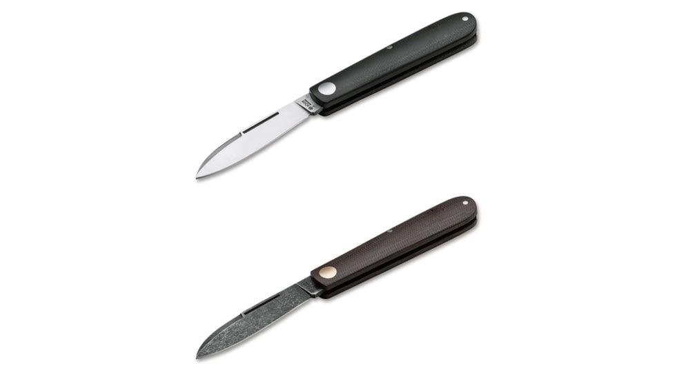Boker Solingen Barlow Prime EDC Folding Knife, Black, Green