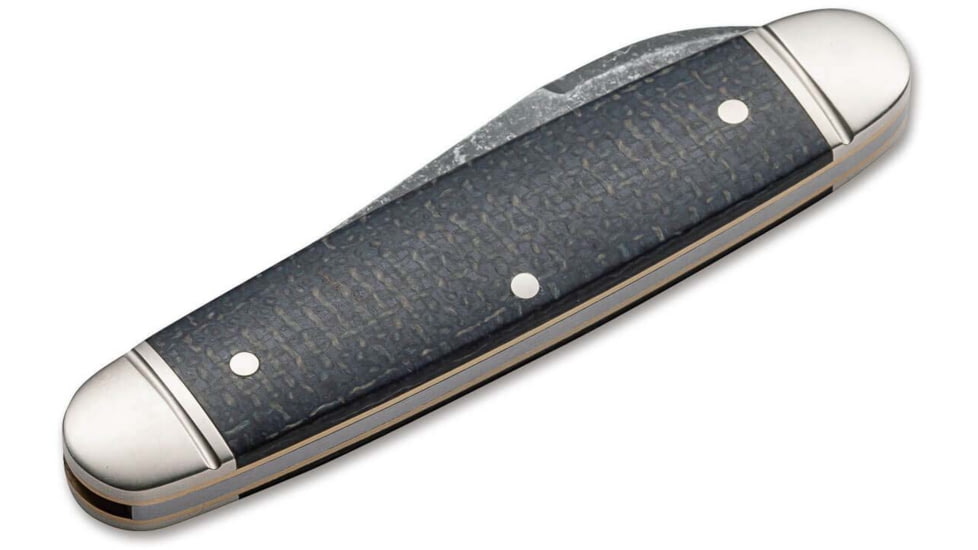 Boker Solingen Club Jute Folding Knife, 2.83in, O1, Micarta Black Handle, 114909