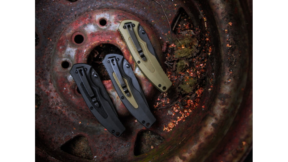 Boker Spring Assisted Ii Vg10 Folding Knife, 3.5in, VG-10, FRN, Synthetic, Coyote, 01BO501