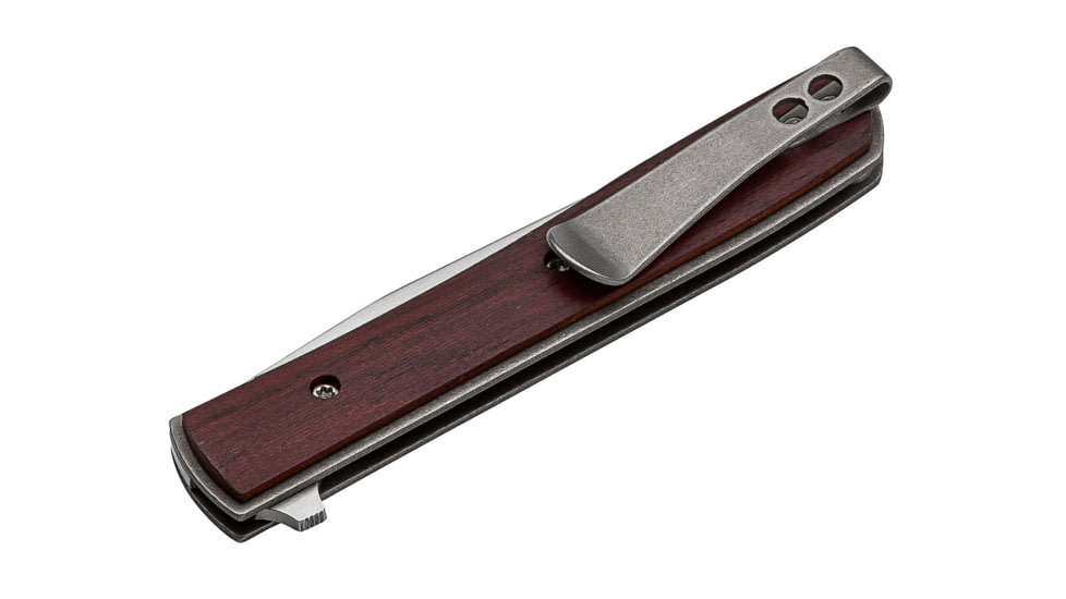 Boker Plus Urban Trapper Petite Cocobolo Folding Knife, 2.8in, VG-10, Clip Point Blade, Cocobolo Wood, Uncoated, Brown, 01BO784