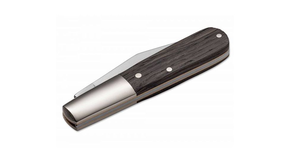 Boker USA Boker Barlow Folding Pocket Knife,2.6in 440C Steel Blade,Grenadill Wood Black Handle 100501