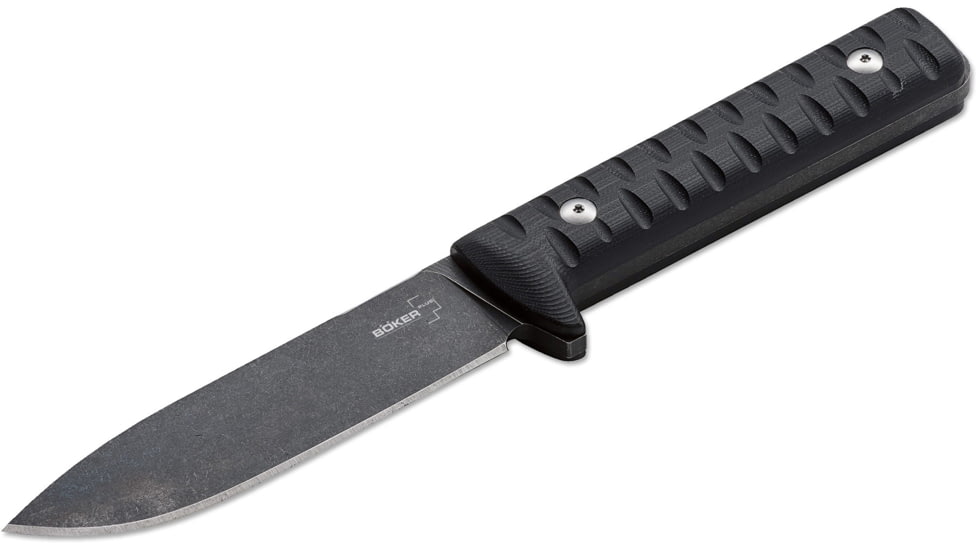 Boker USA Bushcraft Kormoran Knife, Black, Small, 02BO381