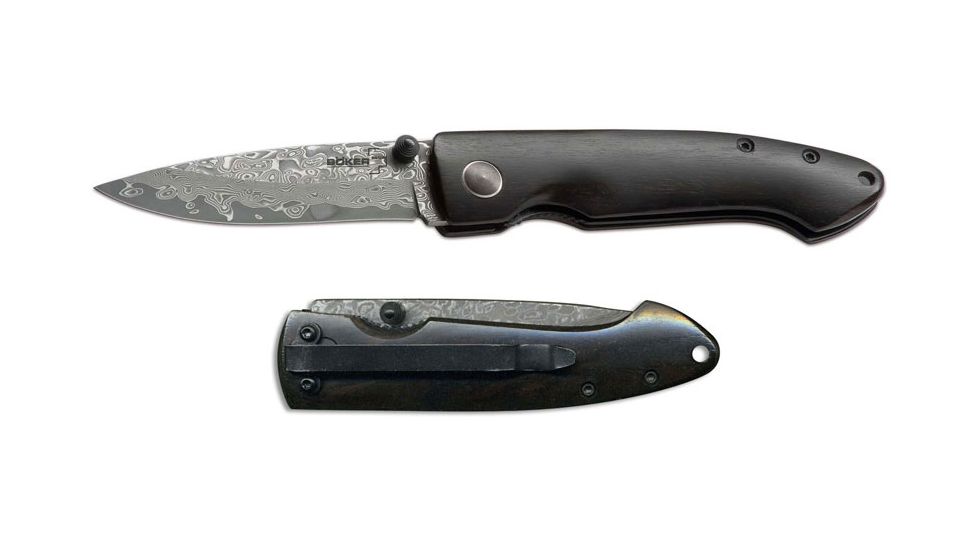 Boker USA Damascus Gent II, Plain B-01BO102DAM