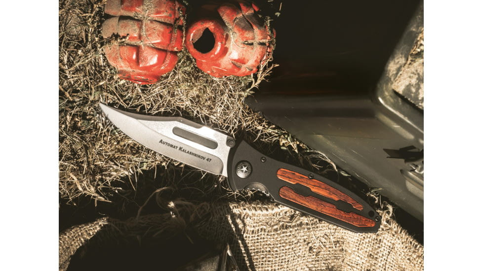 Boker USA Kalashnikov Duty Knife, Brown, Small, 110147