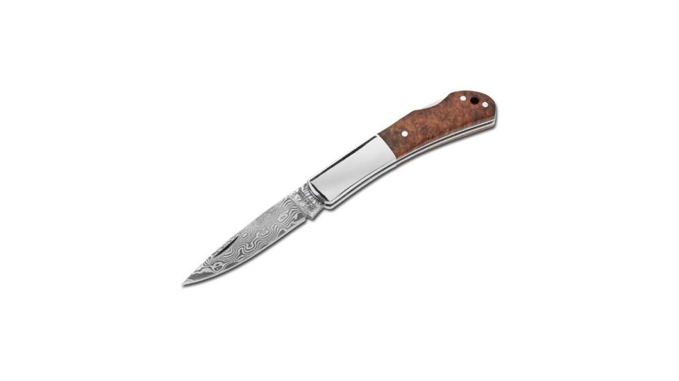Boker USA Magnum Damascus King Folding Knife 01MB559DAM