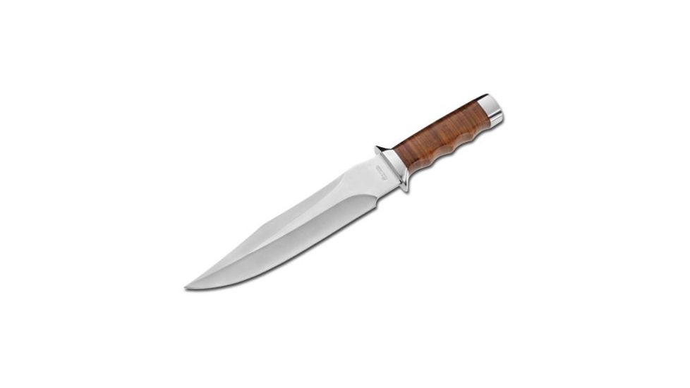 Boker USA Magnum Giant Bowie Fixed Blade Knife w/ Leather Sheath 02MB565