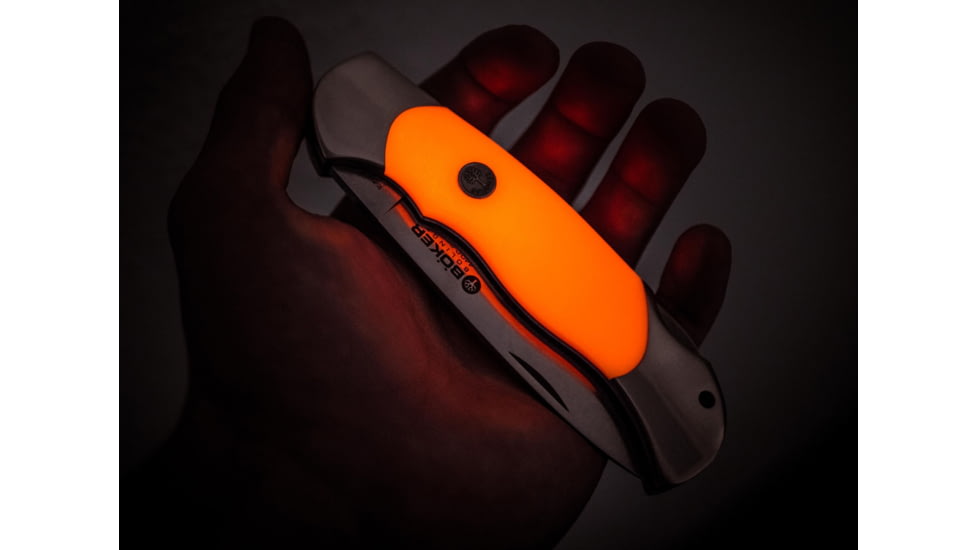 Boker USA Optima Night Knife, Orange, Small, 113027
