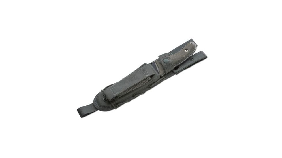 Boker USA Orca Gen 2 Outdoor Fixed Blade Tactical Knife, Serrated Blade, Micarta Handle w/ Sheath 120595