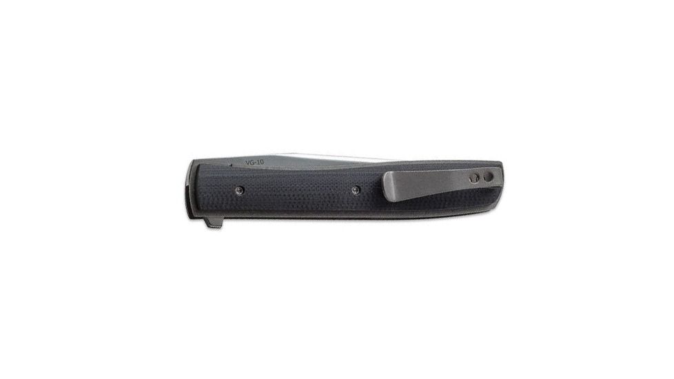 Boker Plus Brad Zinker Urban Trapper Folding Knife,3.42in VG10 Steel Blade, Black G10 Handle 01BO732