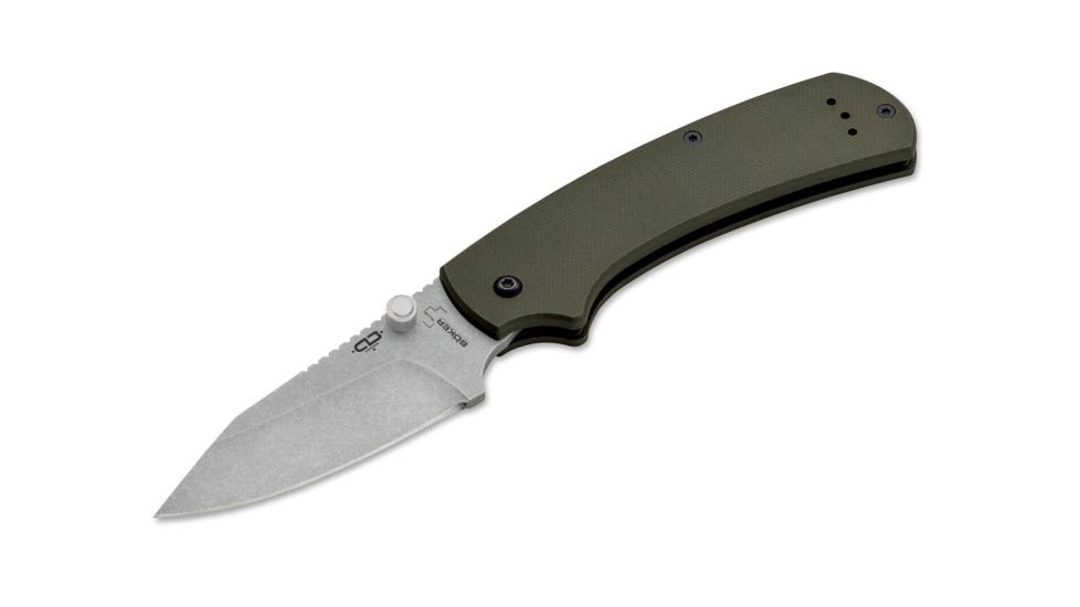 Plus CLB XS Folding Knife, 3in Blade, Olive Drab