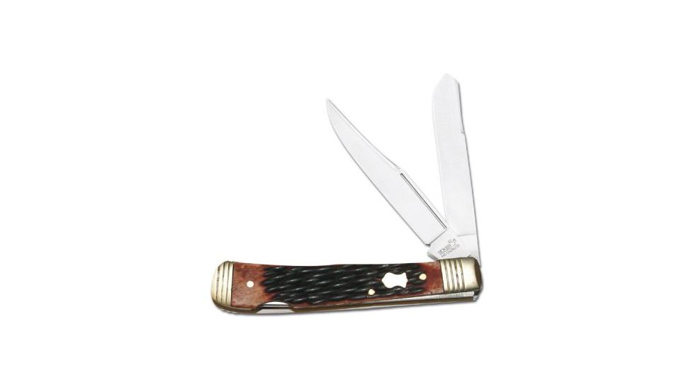 Boker USA Plus Double Lock Trapper Two Blade Folding Knife 01BO206