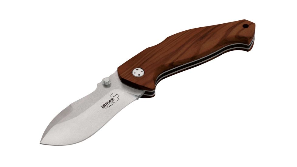 Boker USA Plus Jens Anso Mojo Folding Knife,3.54in N690 Steel Blade,Cocobolo Handle 01BO308