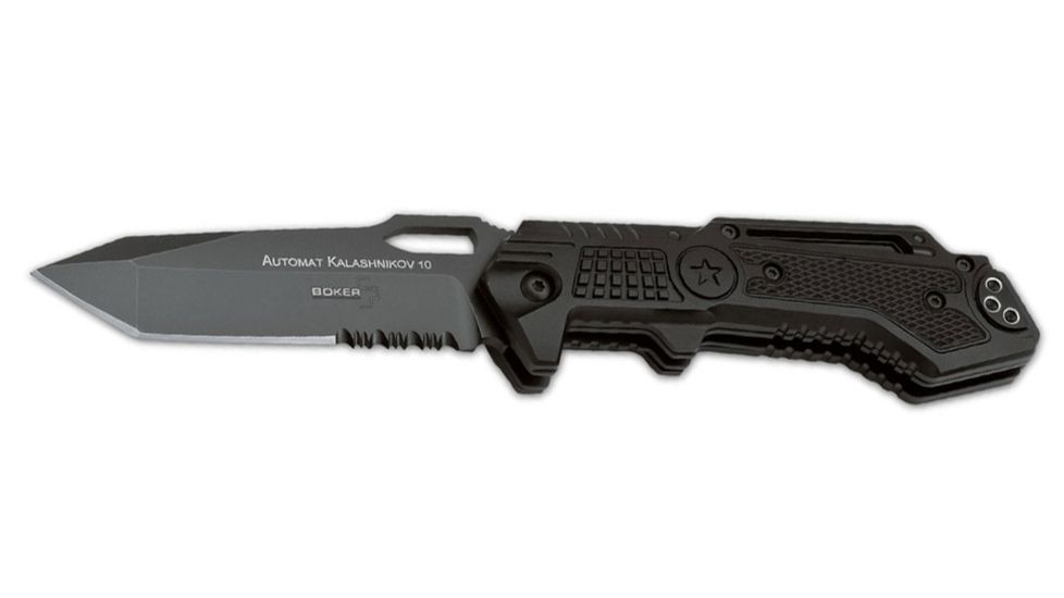 Boker USA Plus Kal 10 Tanto Folding Knife 01KAL10T