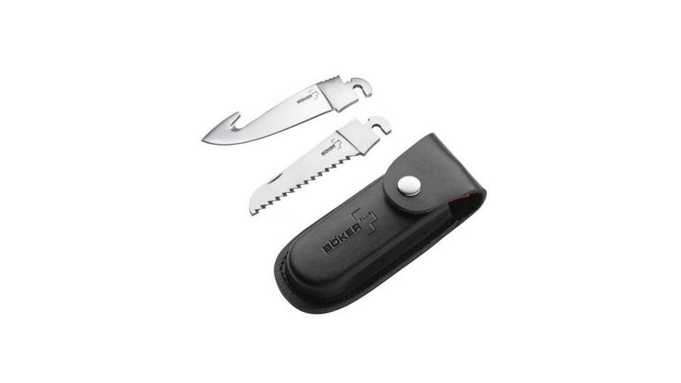 Boker USA Plus Optima Set w/Interchangeable 3.5in Blades and Sheath 01BO109