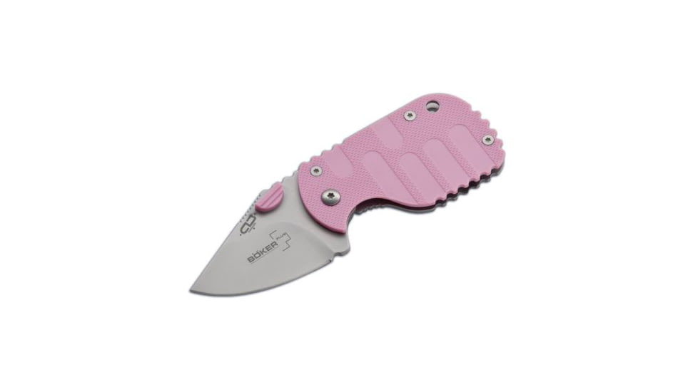 Boker USA Plus Subcom 42 Pink Folding Knife 01BO593