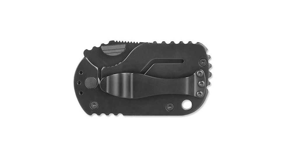 Boker USA Plus Subcom Folding Knife, Black Blade, Black Handle 01BO586