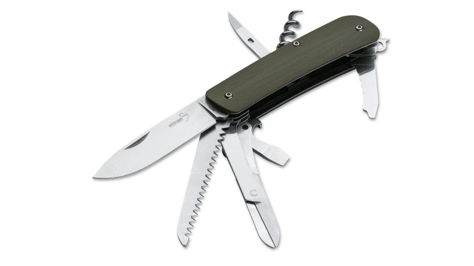 Plus Tech-Tool City 7 2.8In Multi-Tool Knife, Black