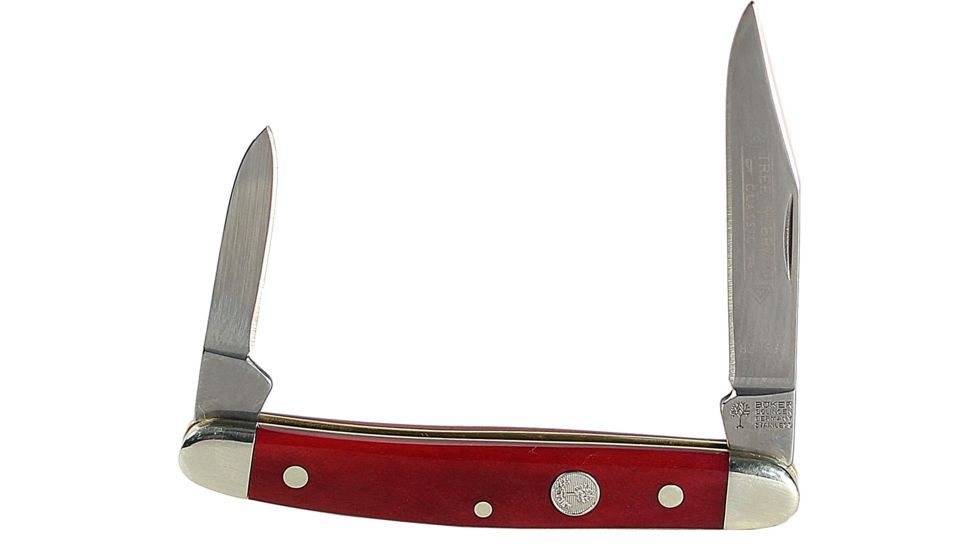 Boker USA Red Bone Pen Knife Folding Pocket Knife 118288SS