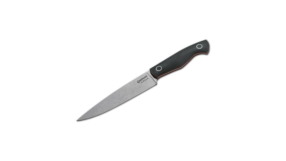 Boker USA Saga Utility Knife, Stonewash 130465