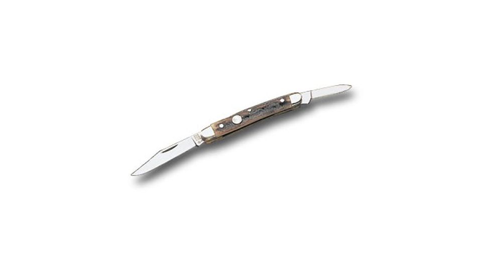 Boker USA Stag Pen Knife Folding Pocket Knife 118288HH
