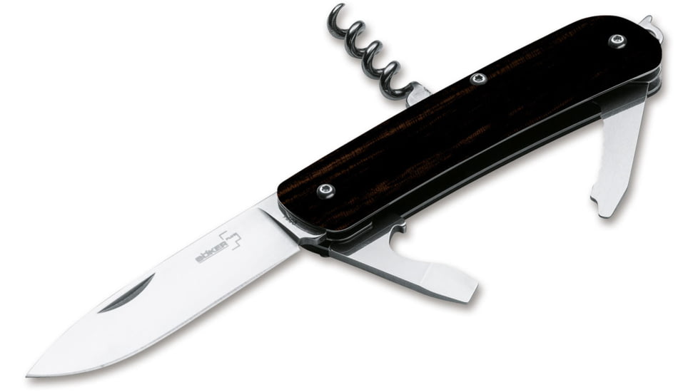 Boker USA Tech Tool 2 Knife, Ebony Wood, Small, 01BO846